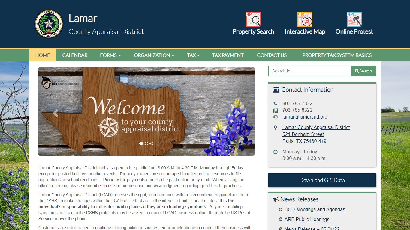Lamar CAD – Official Site – Paris, TX